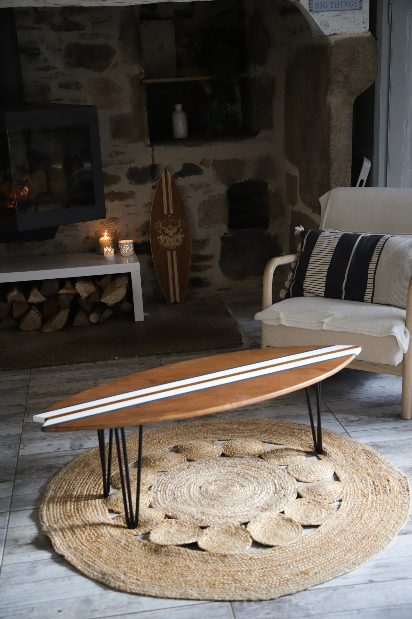 Table basse surf "La Santa" – Image 3